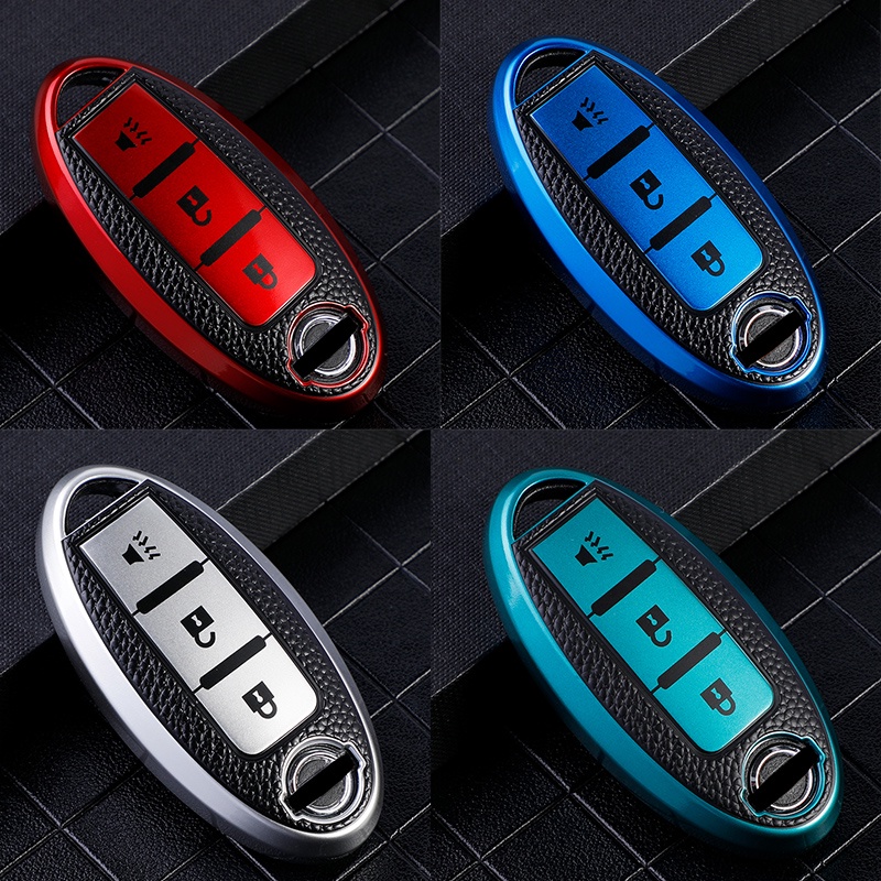 Casing Kunci Remote Mobil Bahan Tpu Anti Gores Untuk Nissan Almera Grand Livina