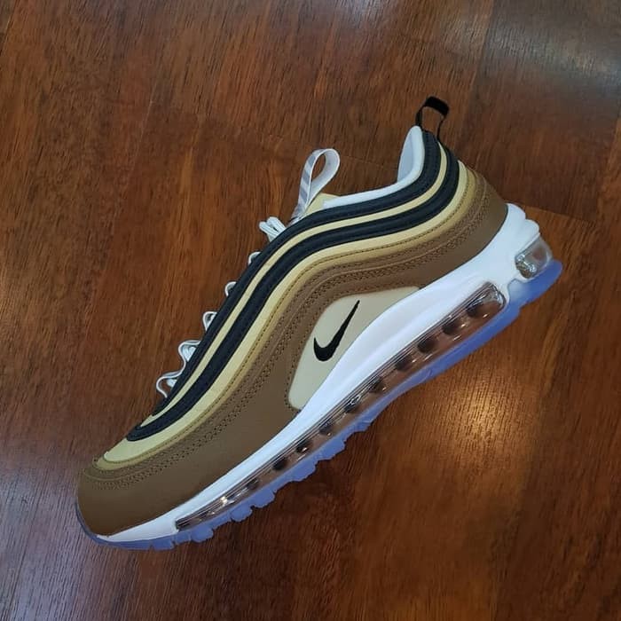 Nike AirMax 97 X BARCODE GOLD Black NEW 100% ORIGINAL air max