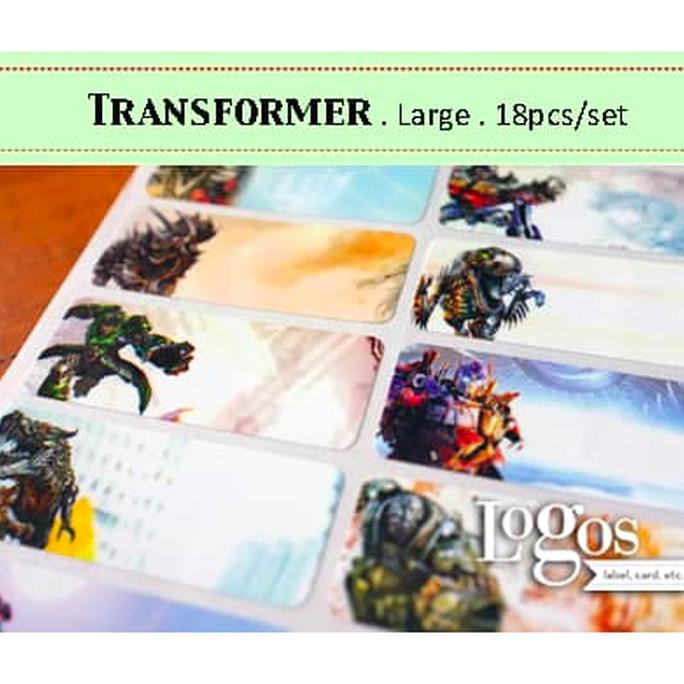 

Baru Transformer Large Label Nama Waterproof. Sticker Optimus Prime Movies Berkualitas