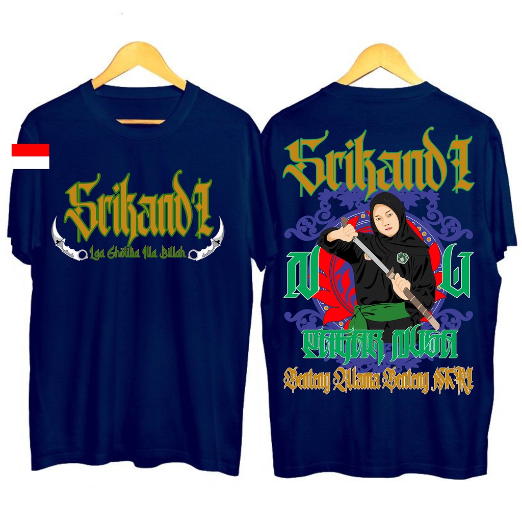 Kaos Srikandi Pagar Nusa NU Benteng NKRI-Biru Dongker