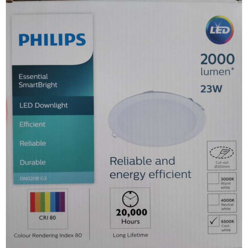 Downlight led DN020B G3 23w philips