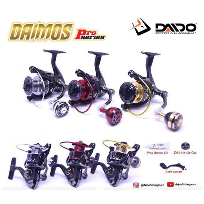 Reel Pancing Daido Daimos Pro Series 1000 2000 3000 4000 60000 Pancing - Maniac Fishing