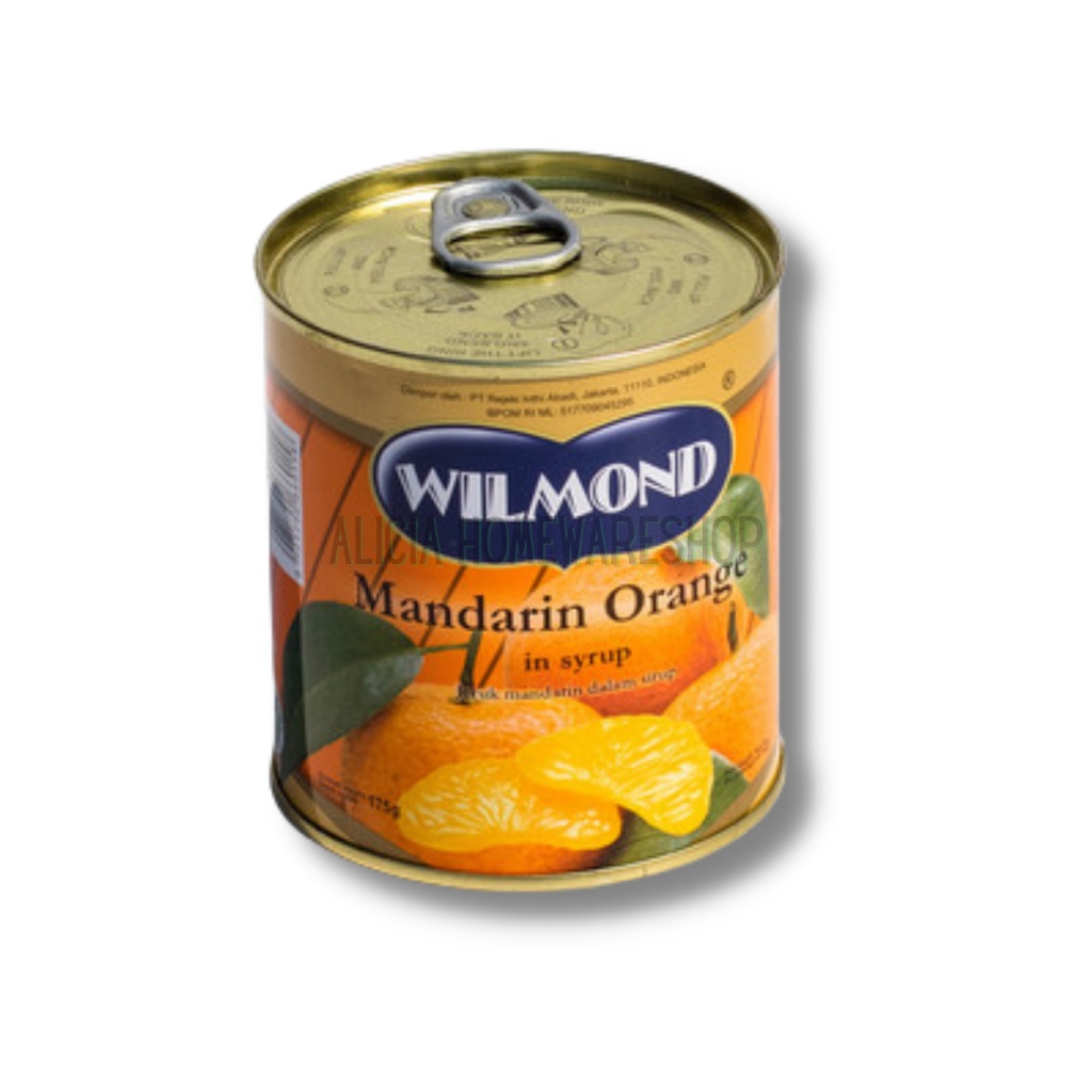 Jeruk Mandarin dalam Sirup / Mandarin Orange Wilmond  / 175 gram