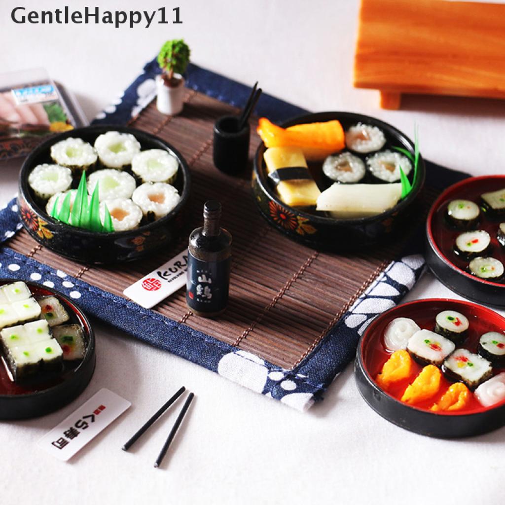 Gentlehappy Dollhouse Miniatur Janpanese Sushi Rice Untuk Dekorasi Rumah Boneka Pretend food