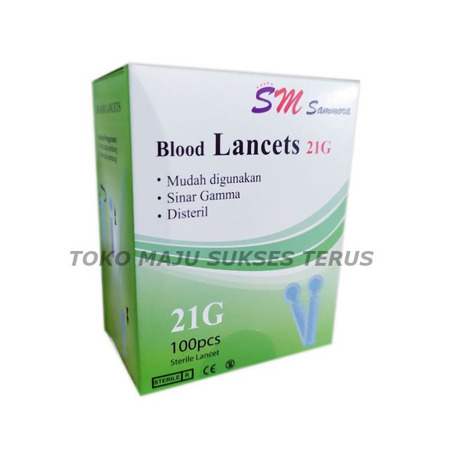 Jarum Bekam Sammora 21G - Lancet Bekam Sammora - Blood Lancet Sammora 21G