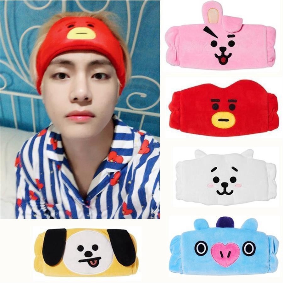 FYGALERYSURABAYA BD03 Bando Penutup Mata BT-21 Bandana Karakter KPOP