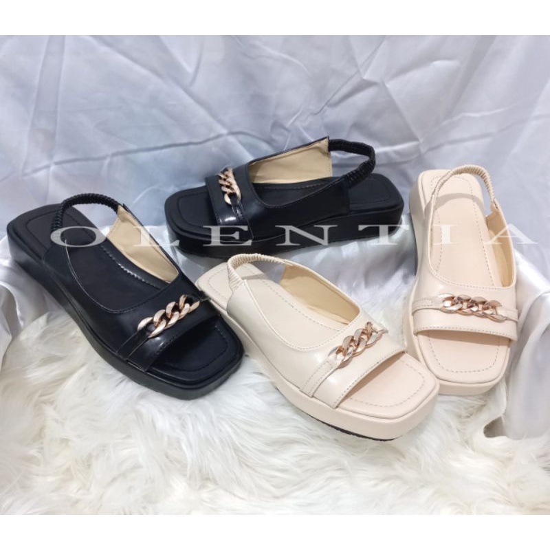 Sandal Wanita Sandal Platform rantai DN 11