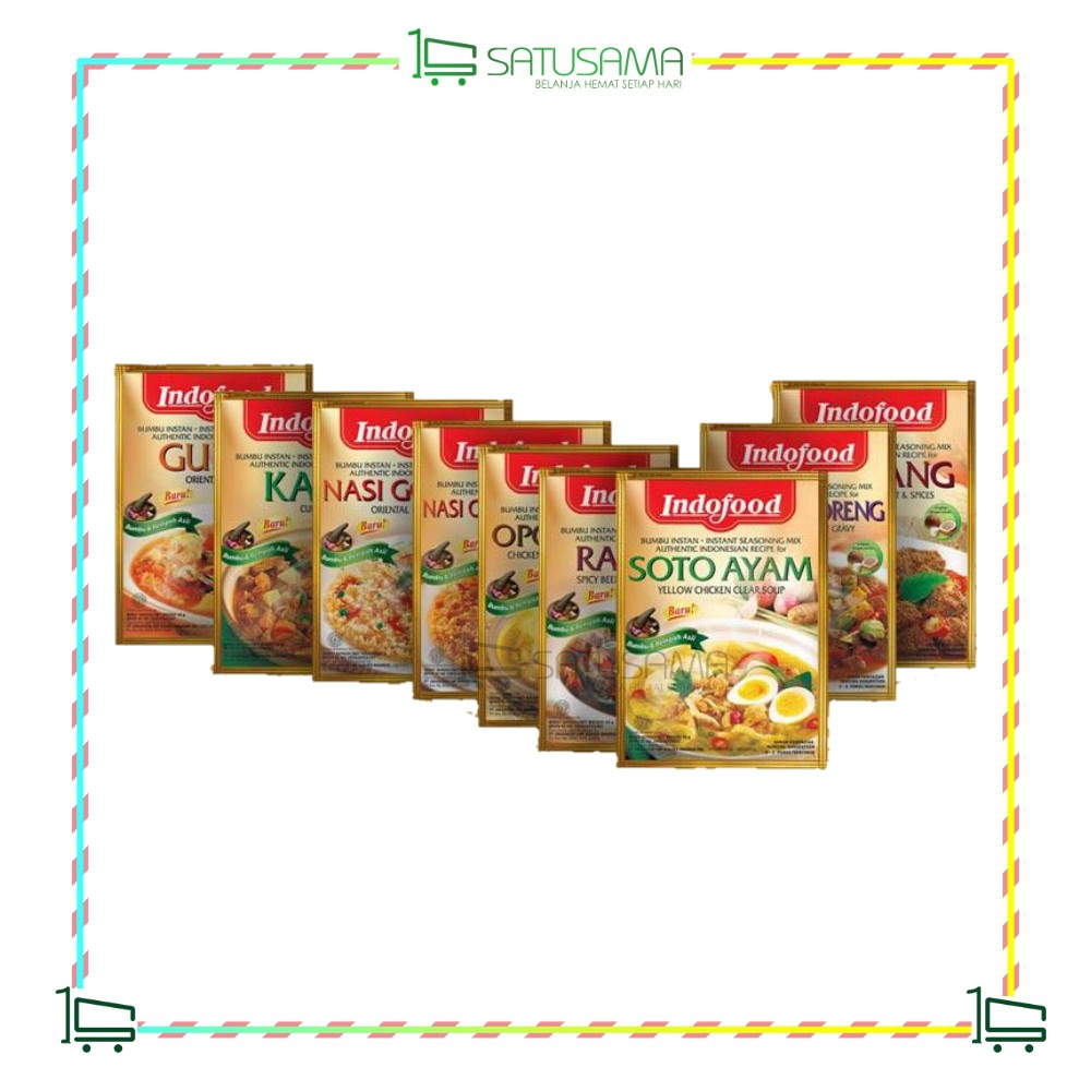 Bumbu instan indofood sachet / satusama | Shopee Indonesia