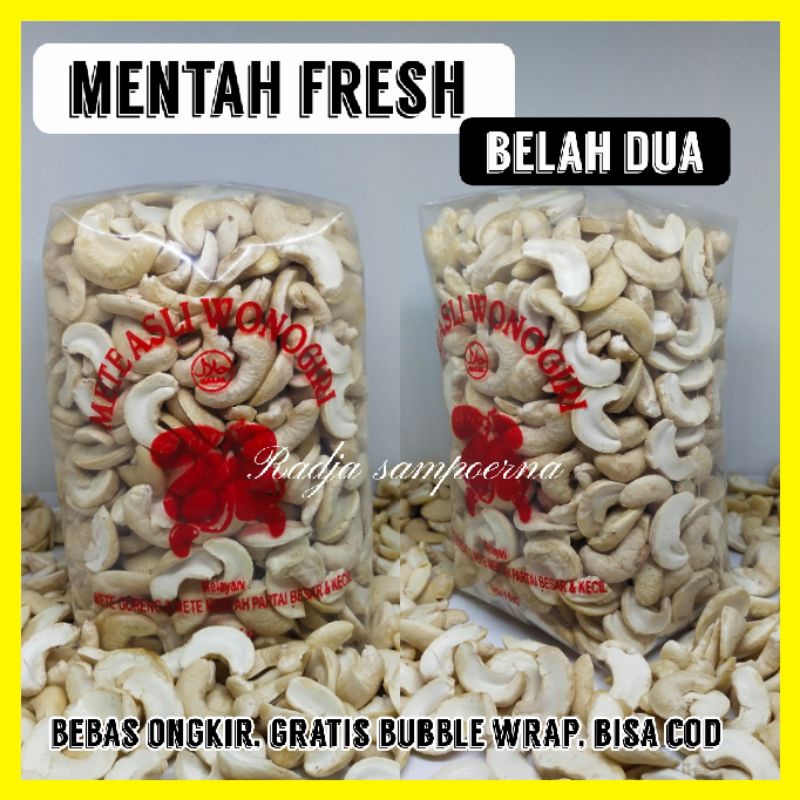 

KACANG MEDE METE MENTE CASHEW NUT MENTAH BELAH DUA 500G TERMURAH TERLARIS