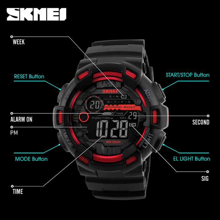 SKMEI Jam Tangan Digital Pria - DG1243