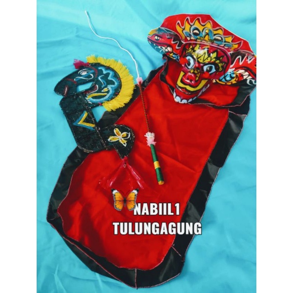 barongan spon kuda lumping pecut anak