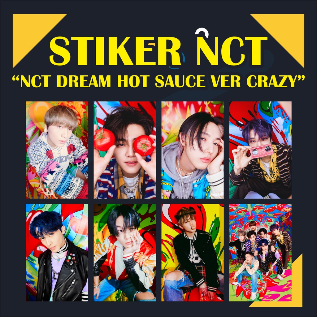 (READY STOCK) STIKER NCT DREAM HOT SAUCE KPOP MURAH