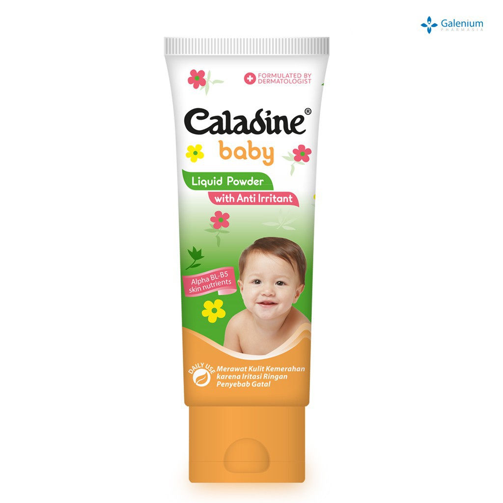 Caladine Baby Liquid Powder 100 gr / Bedak Cream Merawat Kulit Iritasi Bayi