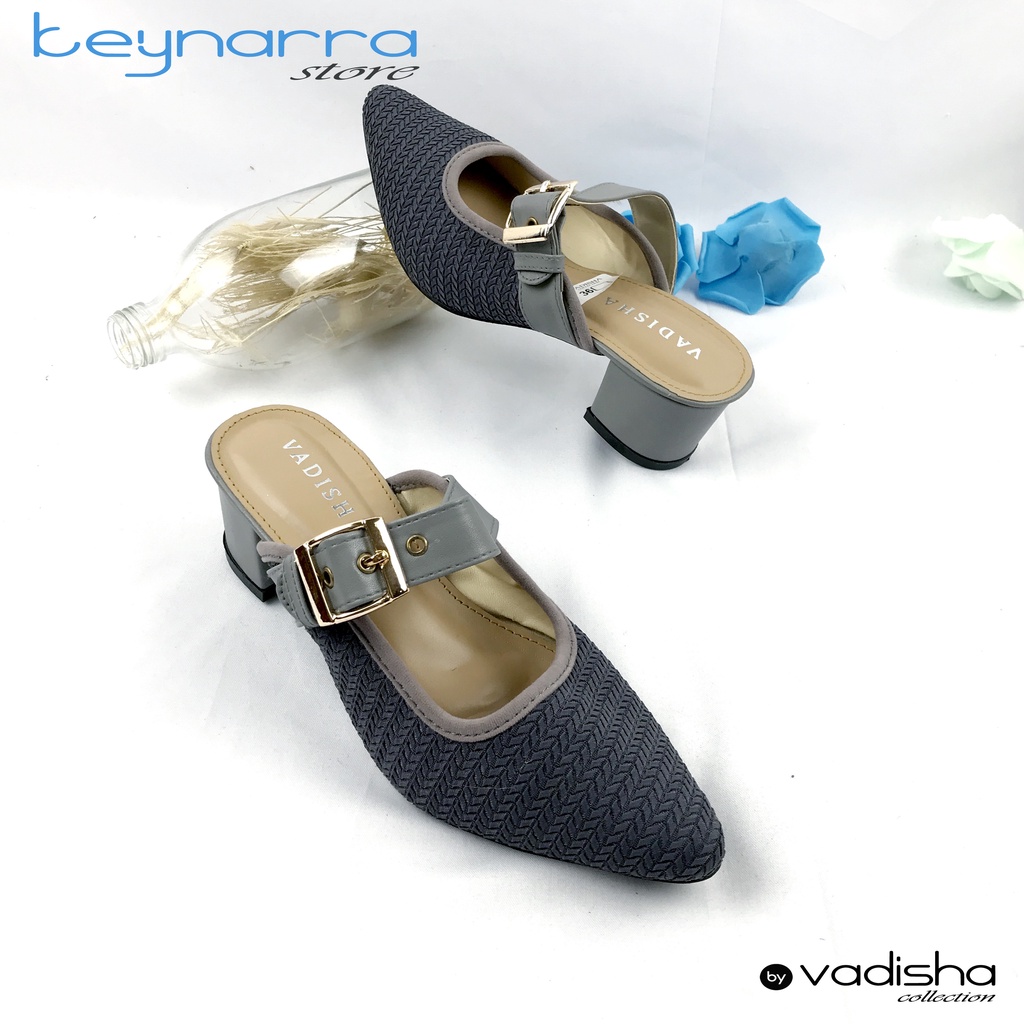 VADISHA LAYLA Sendal Wanita, Sendal Heels/ Sendal Hak Tahu 5cm IN-03 By.Keynarra Store