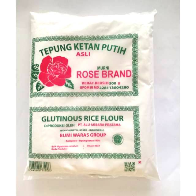 

Tepung Ketan Rose Brand 500gram