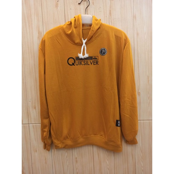 Sweater hoodie warna kuning distro unisex