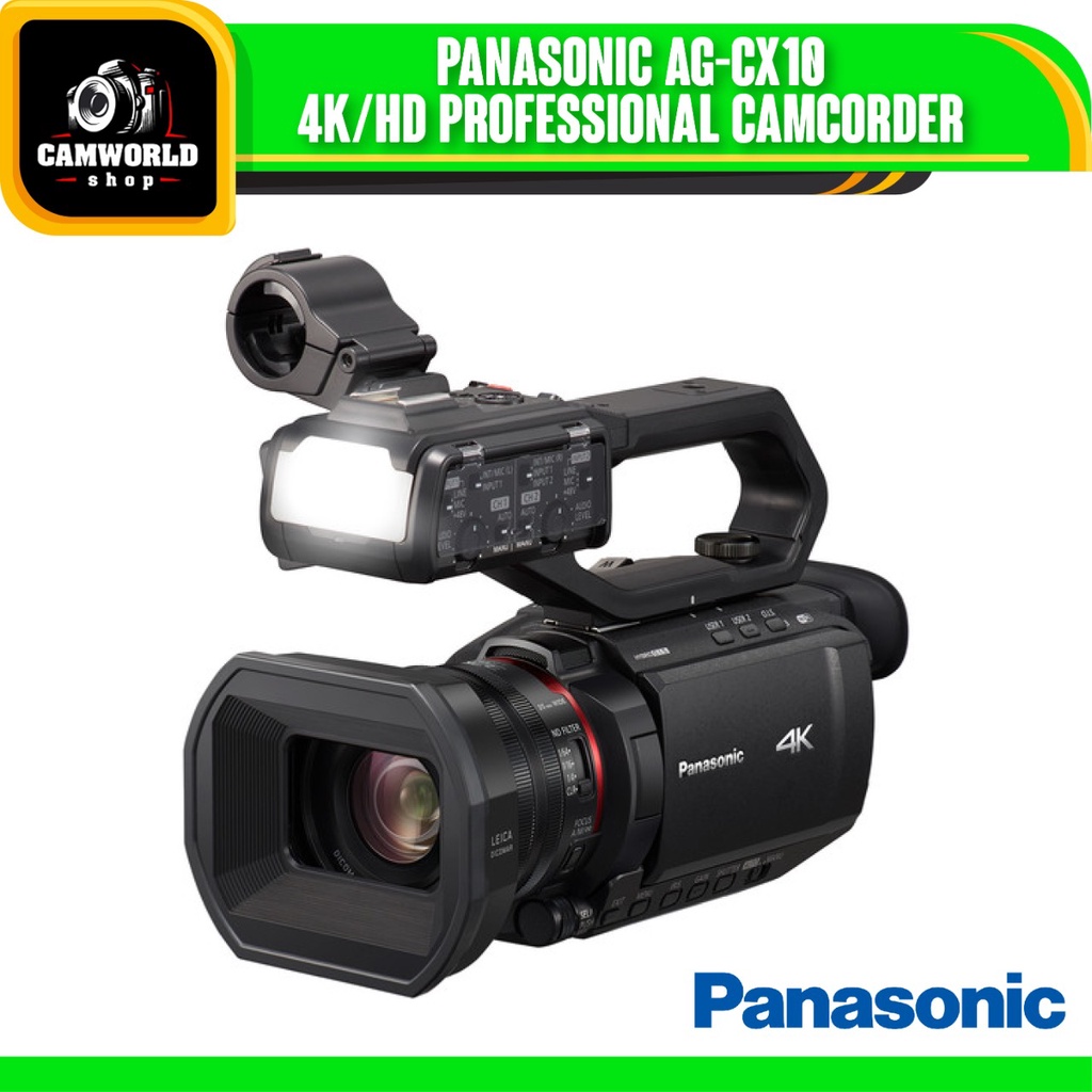 Panasonic AG-CX10 4K Camcorder with NDI/HX Camcorder