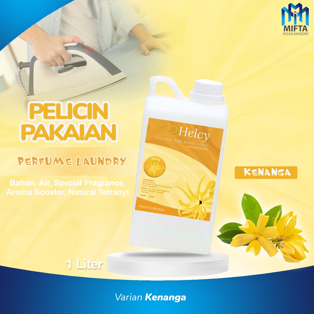 PEWANGI DAN PELICIN PAKAIAN HELCY / HELCY PERFUME LAUNDRY PREMIUM