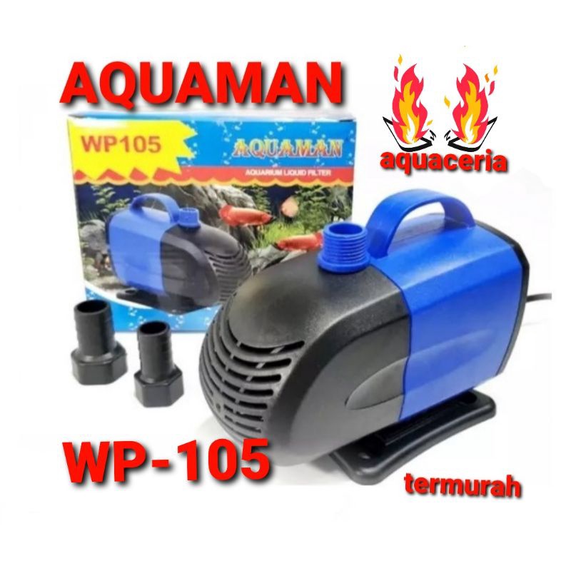 Aquaman 105 power head pompa celup air kolam aquarium WP 105