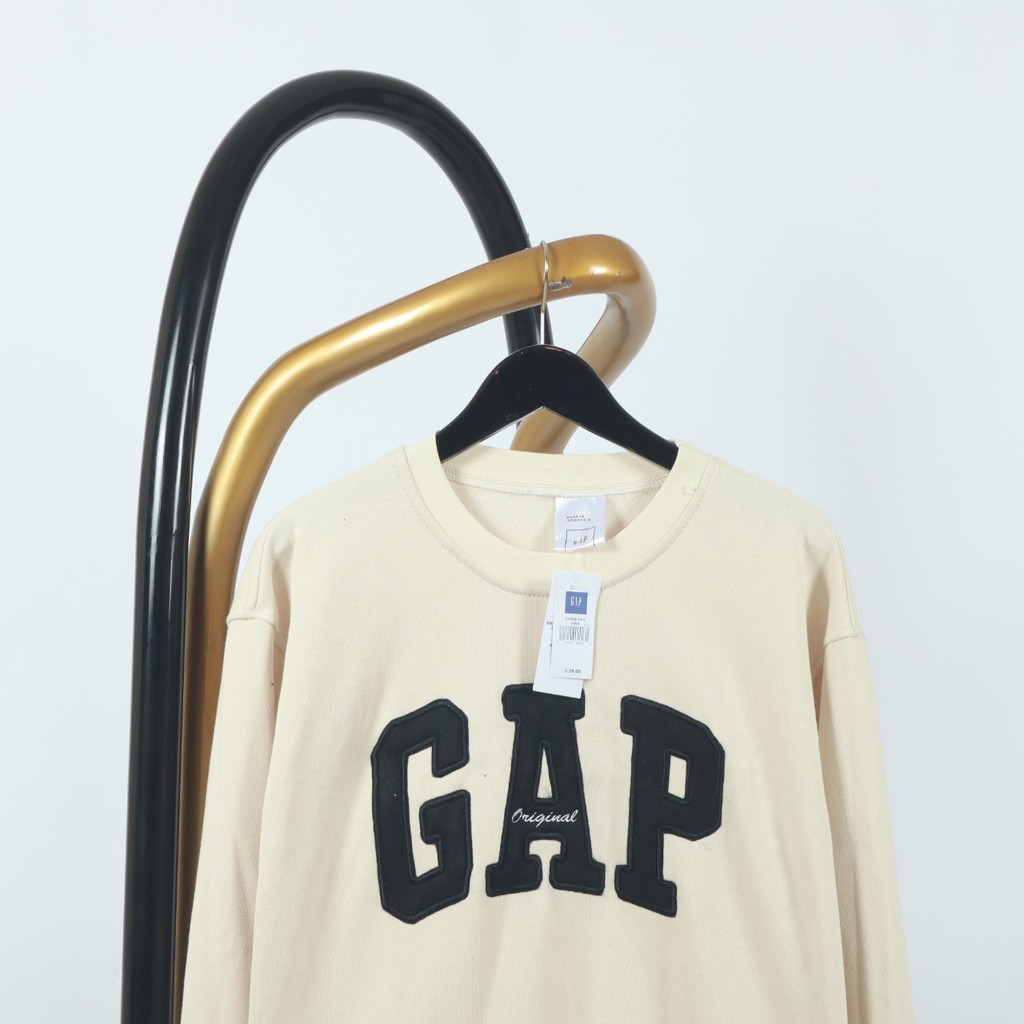 JAKET SWEATER CREWNECK GAP BORDIER UNISEX PREMIUM QUALITY