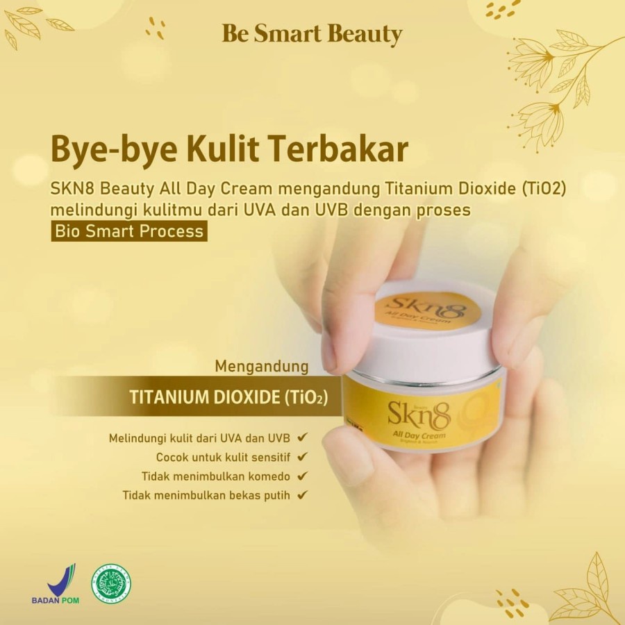 SKN8 Beauty All Day Cream - Skin Care BPOM