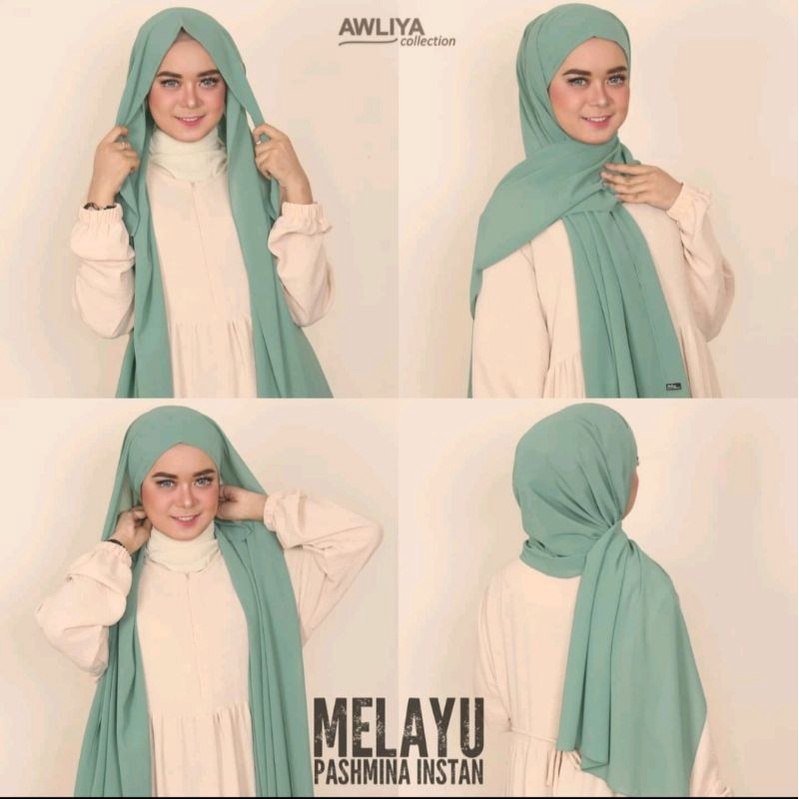 PASHMINA INSTAN PASHMINA MELAYU 3IN1