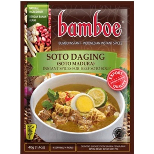 

Bamboe soto daging 40 gr✅️Murah