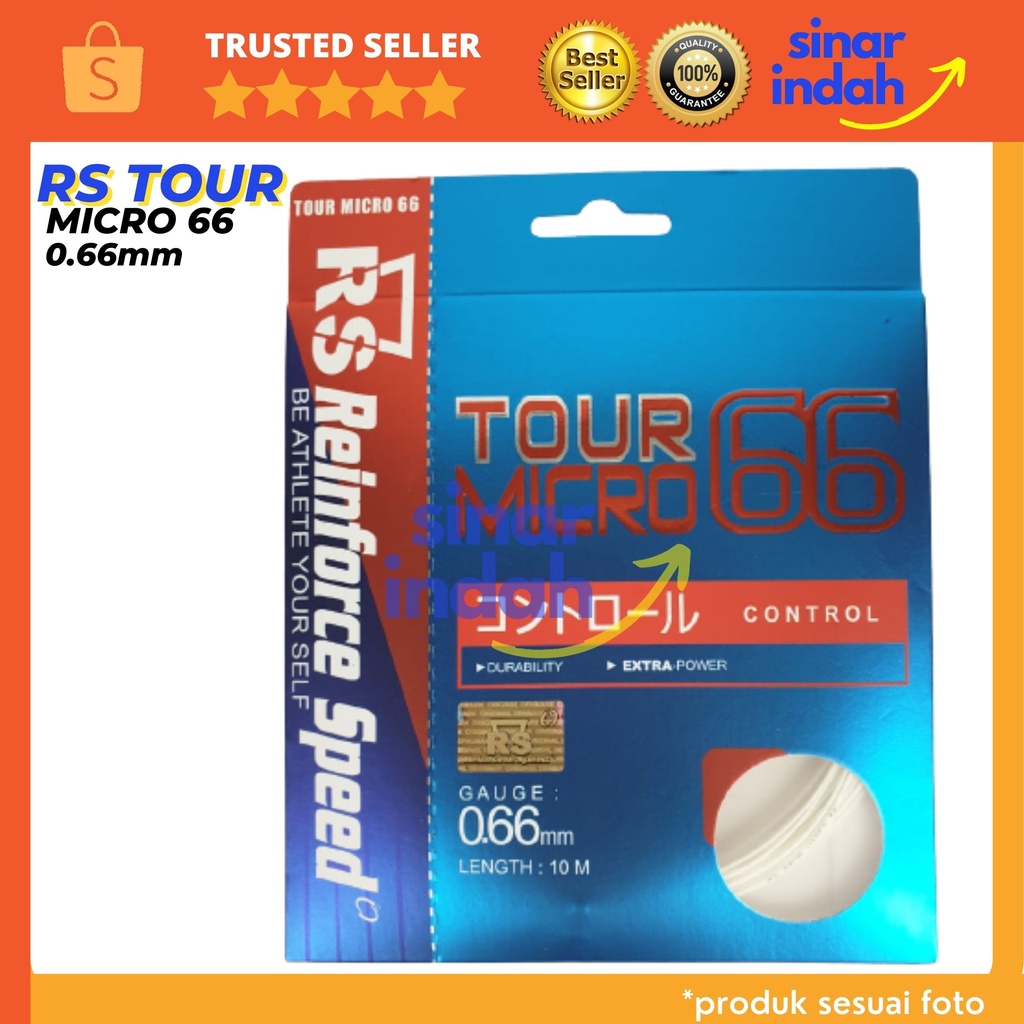 Senar Badminton RS TOUR MICRO 66 ORIGINAL / Senar Raket Badminton