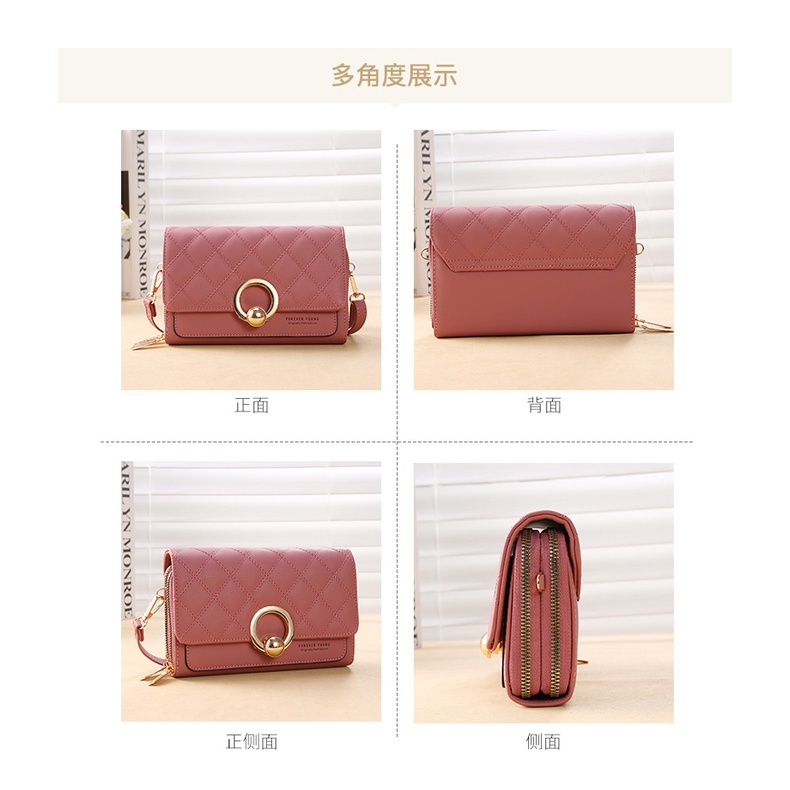 Dompet HP / Tas Kulit / Tas Selempang Wanita Impor / Tas Bahu / Sling Bag / Korean Bag / Woman Bag / 350