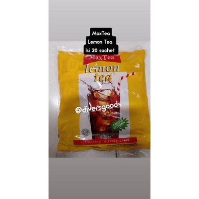 

max tea lemon tea isi 30 sachet