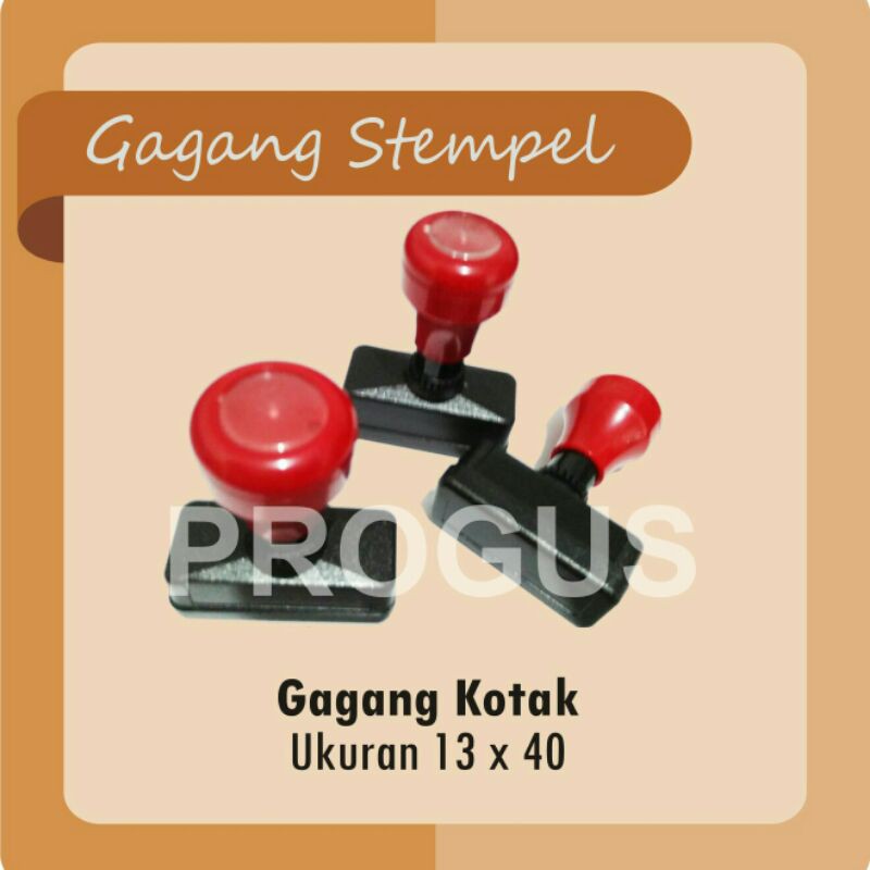 

Gagang Stempel Flash Otomatis Kotak Ukuran 13 x 40 mm