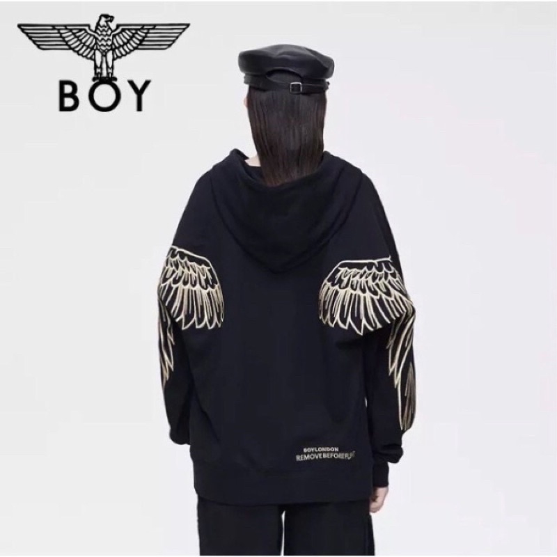 BOY22 HOODIE BOY LONDON PRIA WANITA ASIA EROPA FULL BORDIR