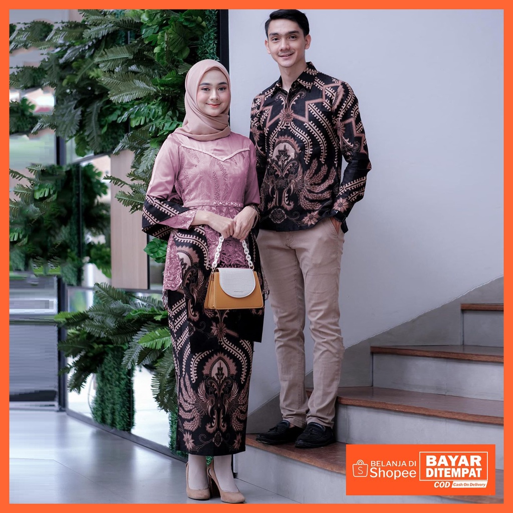 KEBAYA COUPLE SEMI PRANCIS Katun BAHAN KEBAYA SEMI FRANCE CORNELI COUPLE ROVELLA BATIK COUPLE ALEENA