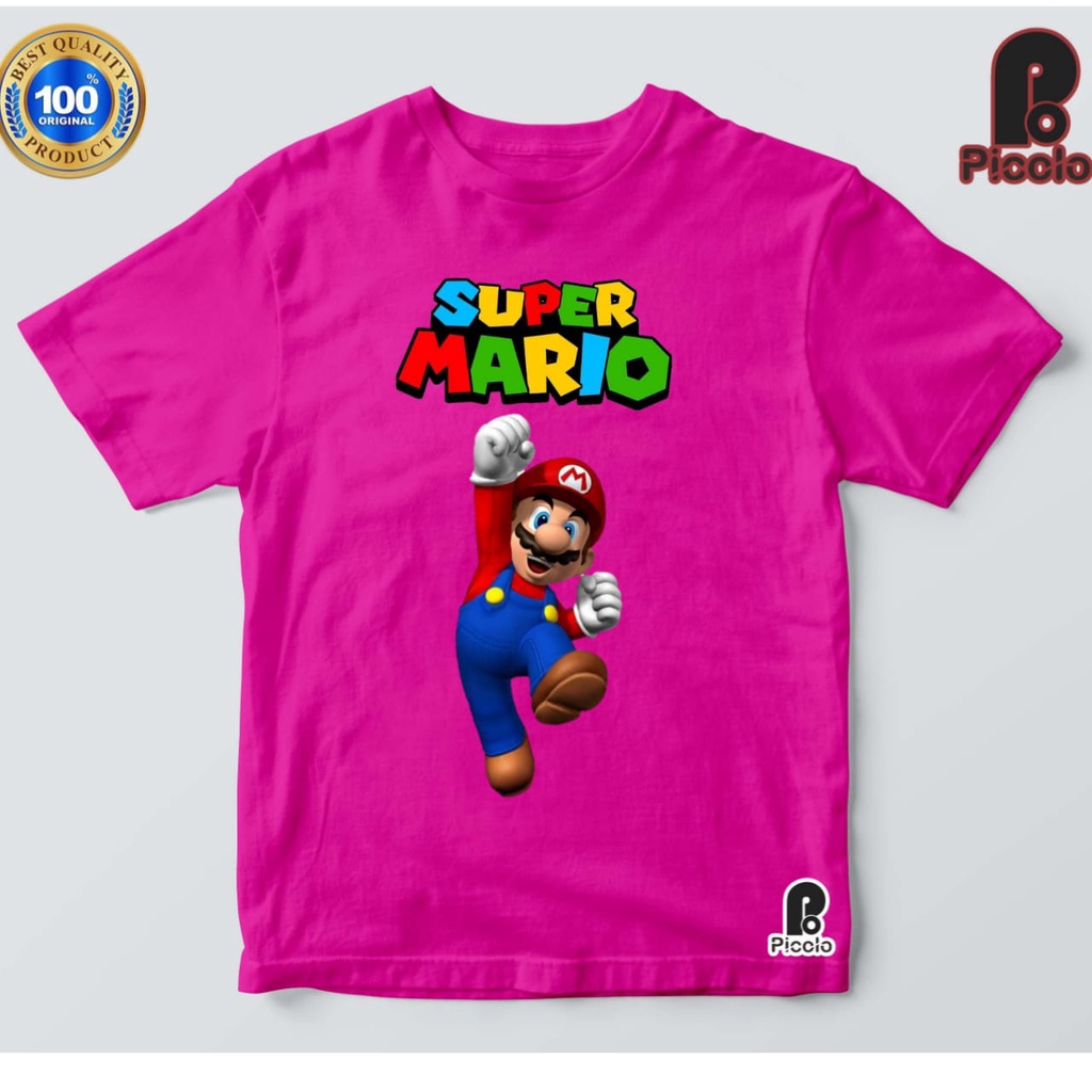 BAJU ANAK KOAS ANAK SUPER MARIO ATASAN ANAK