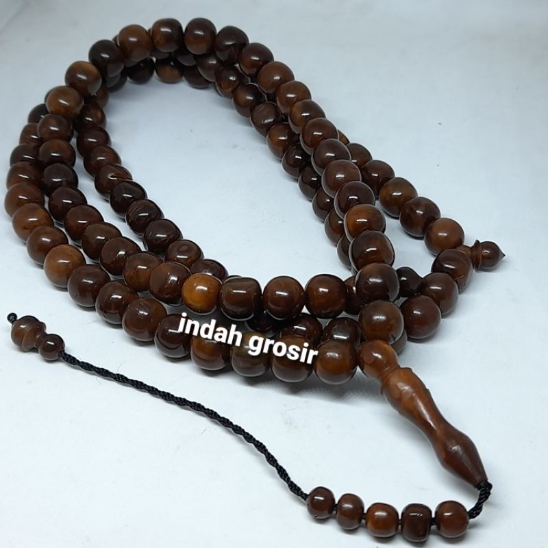 TASBIH KAOKA 10MM COKLAT 99BUTIR NATURAL