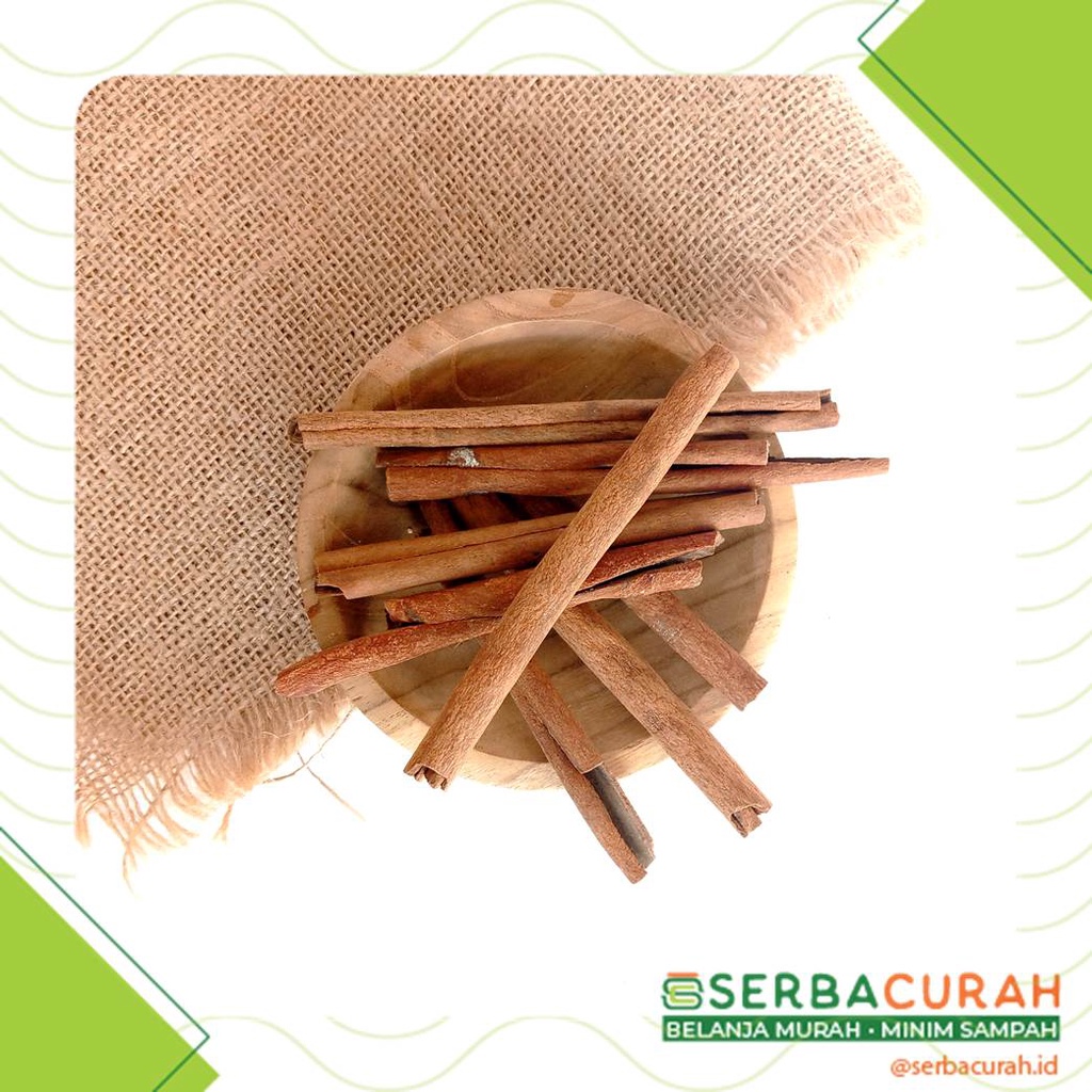 

Kayu Manis Batang Curah | 100 gram | Kemasan Kertas