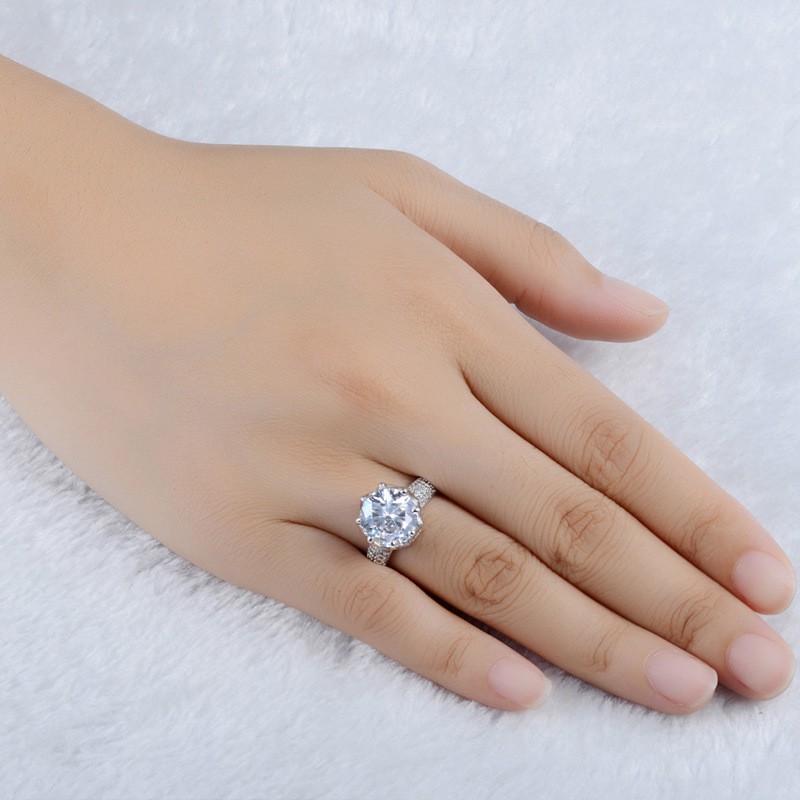 Cincin Cewek Wanita Lapis Emas Fashion CPL001 white gold plated