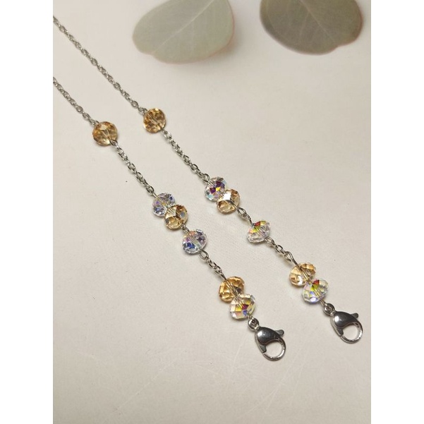 Strap Mask / Tali Masker Swarovski Anti Karat