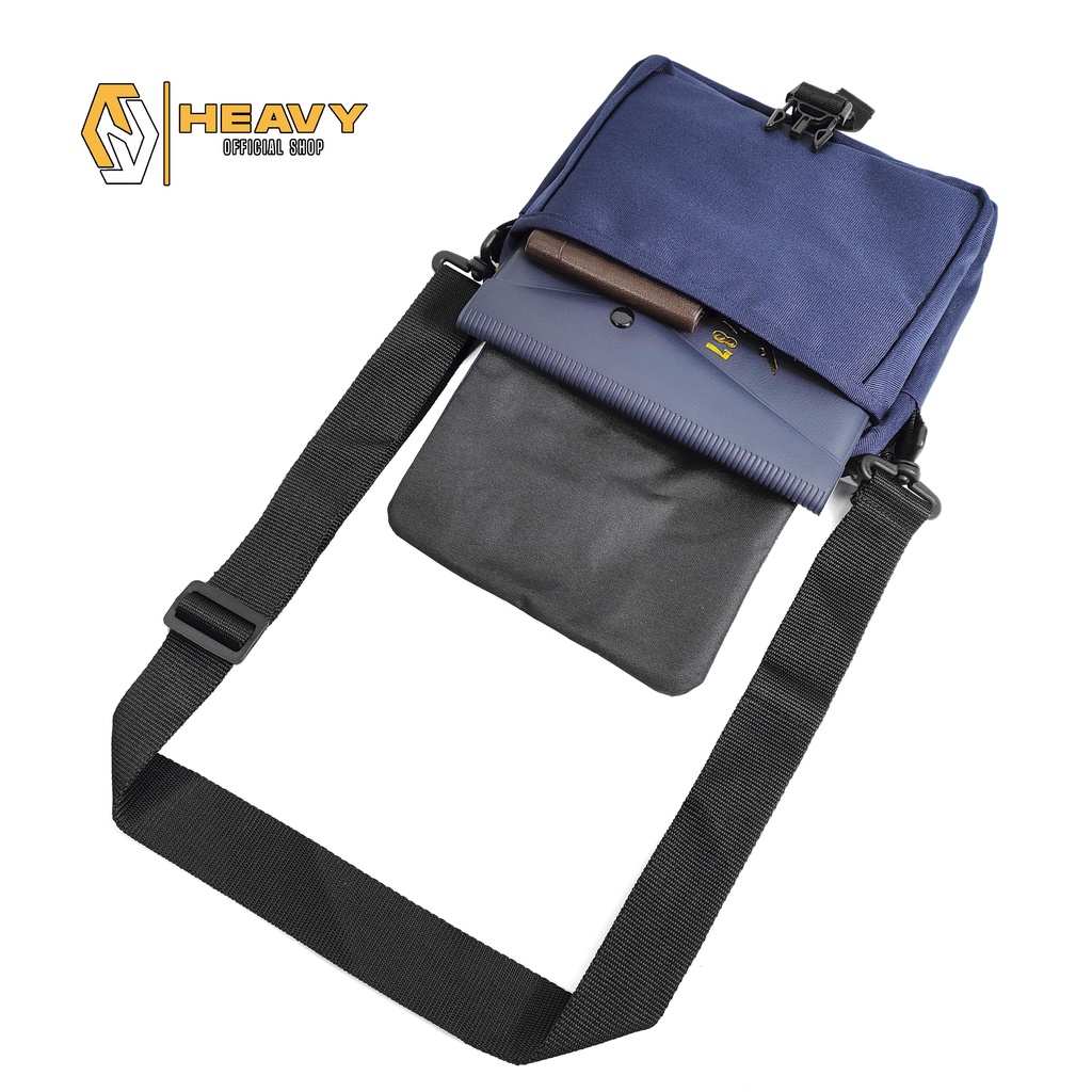 Tas Selempang Heavy Original - Sling Bag Alano Premium - Tas Bahu Pria dan Wanita - Tas Unisex - Tas