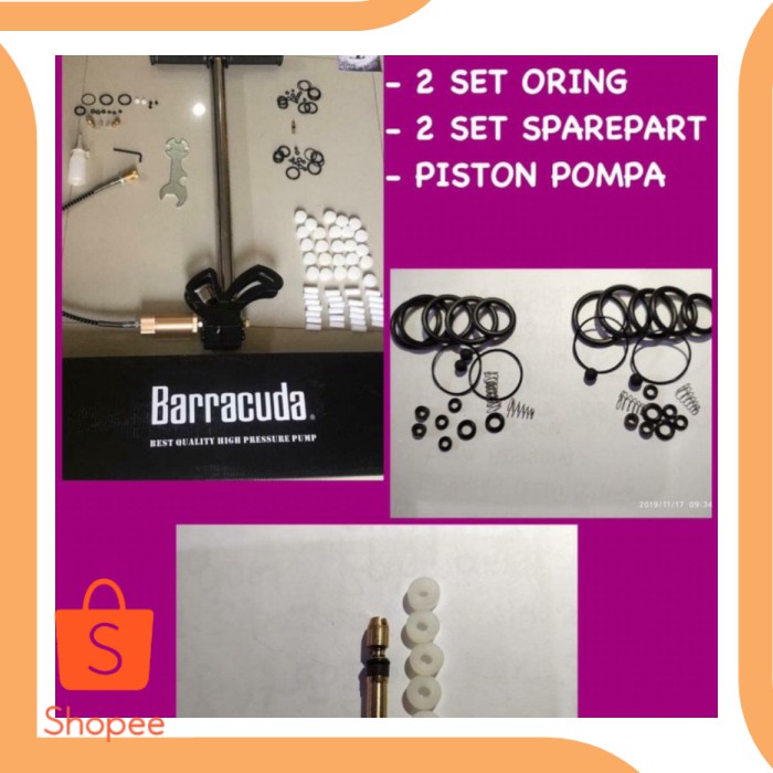 POMPA PCP MURAH BARRACUDA ORIGINAL 4500 PSI KAKI LOPAT FILTER BESAR l