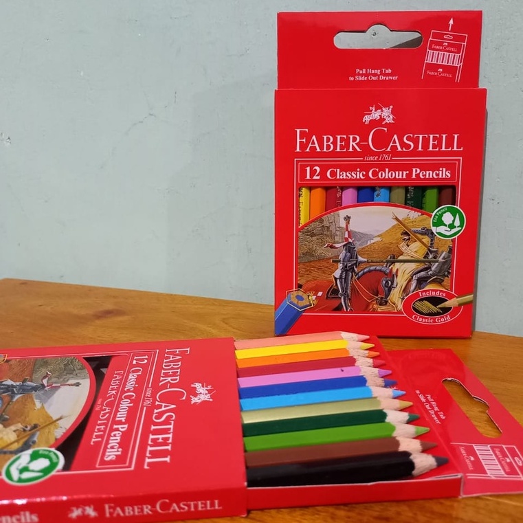 Pensil Warna Faber Castell Water Colour 12 Short Pendek Termurah