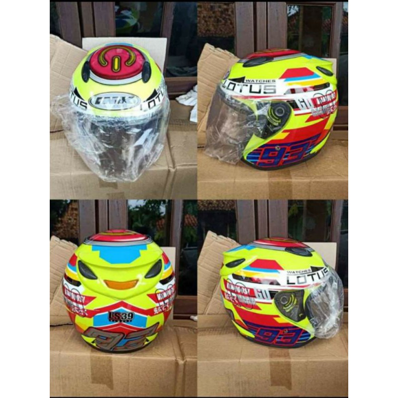 Helm ink centro motif KW kualitas grade A