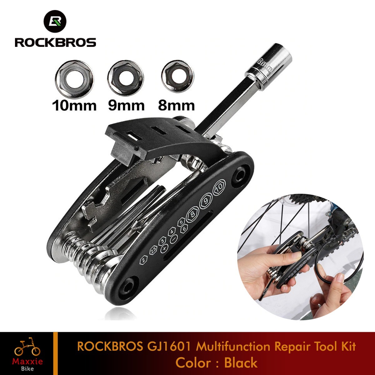 ROCKBROS GJ1601 16 In 1 Bike Tool Kit - Toolset Alat Kunci