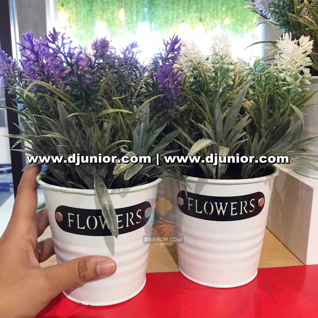 INFORMA - ARTIFICIAL FLOWER LAVENDER / POT BUNGA DEKORASI RUMAH SHABBY