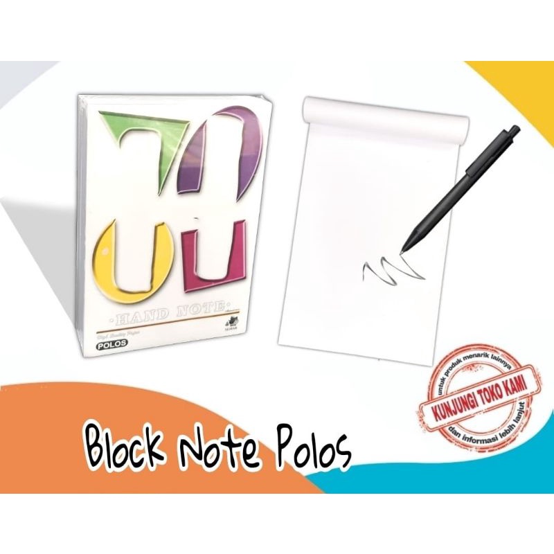 

Blok note polos ukuran A5