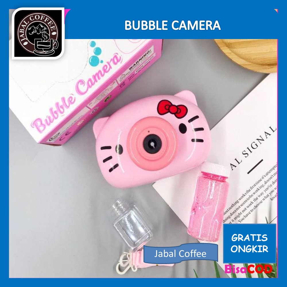 Bubble Kamera Anak Gelembung / Bubble Camera / Elektrik Bubble Camera Kids