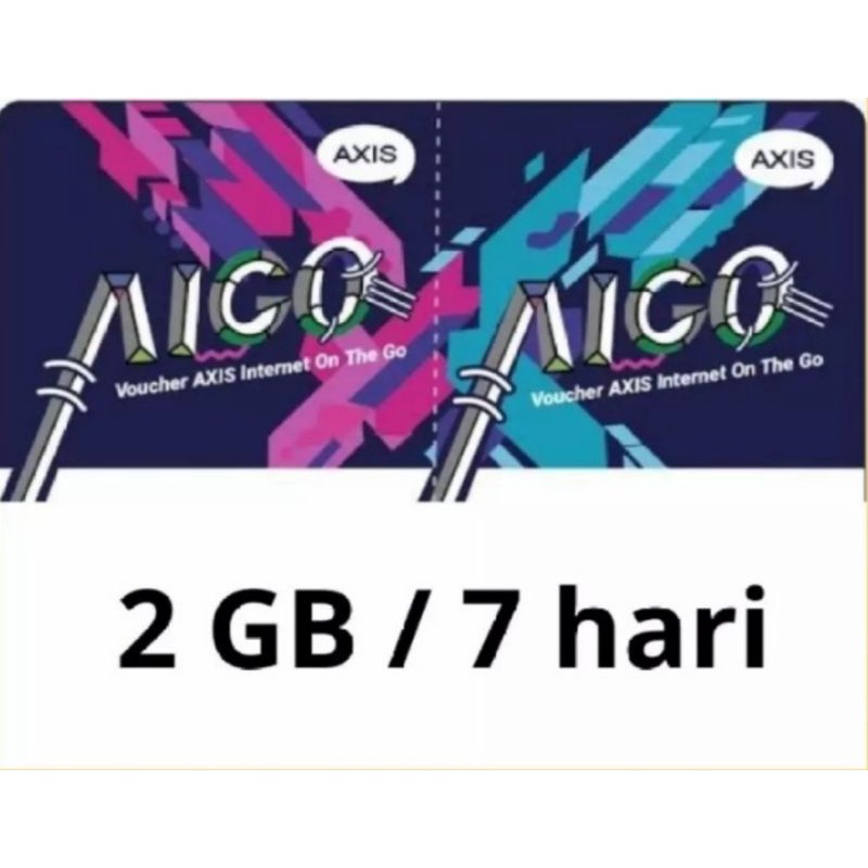 vocer axis 2gb/7hari minim 20pcs boleh campur