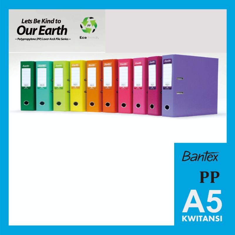 

[Hochi] Map Binder Ordner Bantex A5 Kwitansi Bahan PP