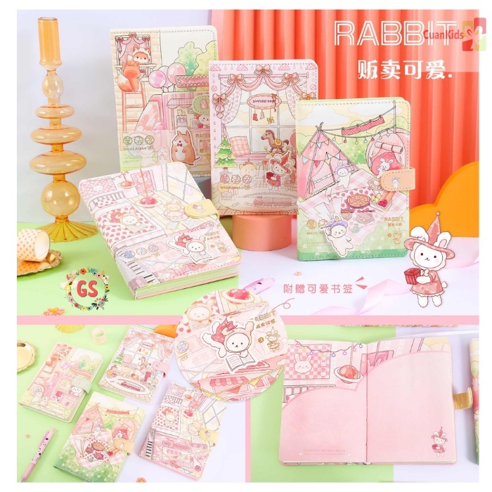 

Magnetic Notebook Diary Magic Rabbit / Jurnal agenda Buku tulis / Planner import