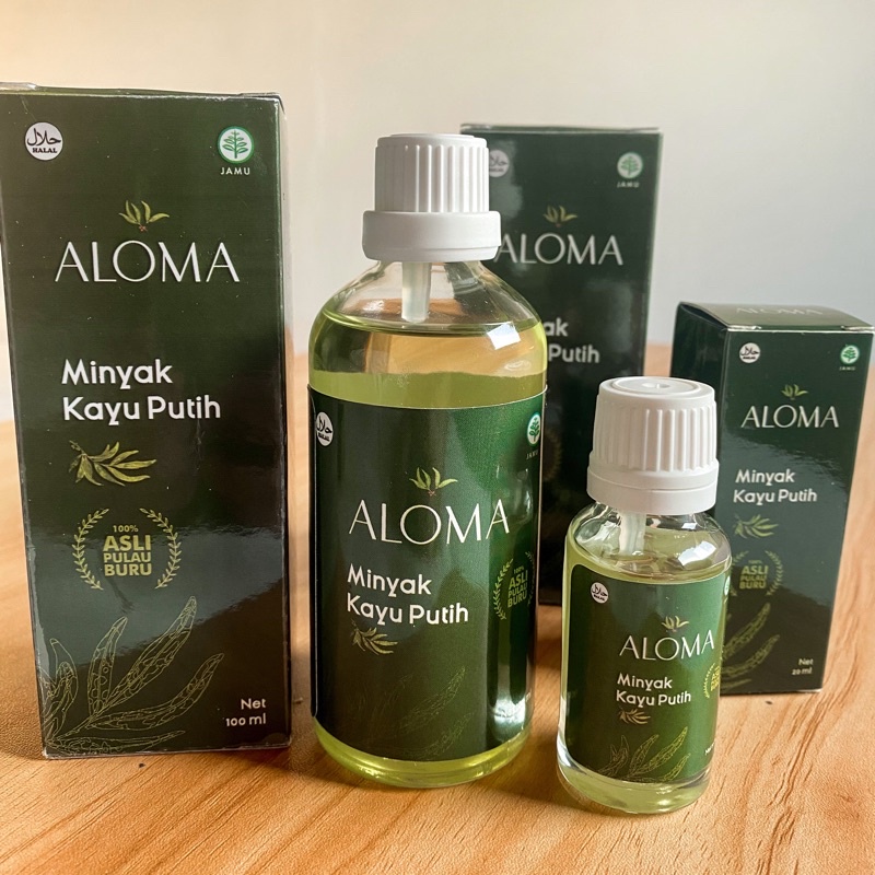 Aloma Eucalyptus Oil 100% Minyak Kayu Putih Murni Asli Pulau Buru